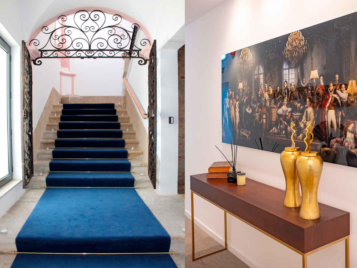 Exterior view of the historic Portalegre Palace