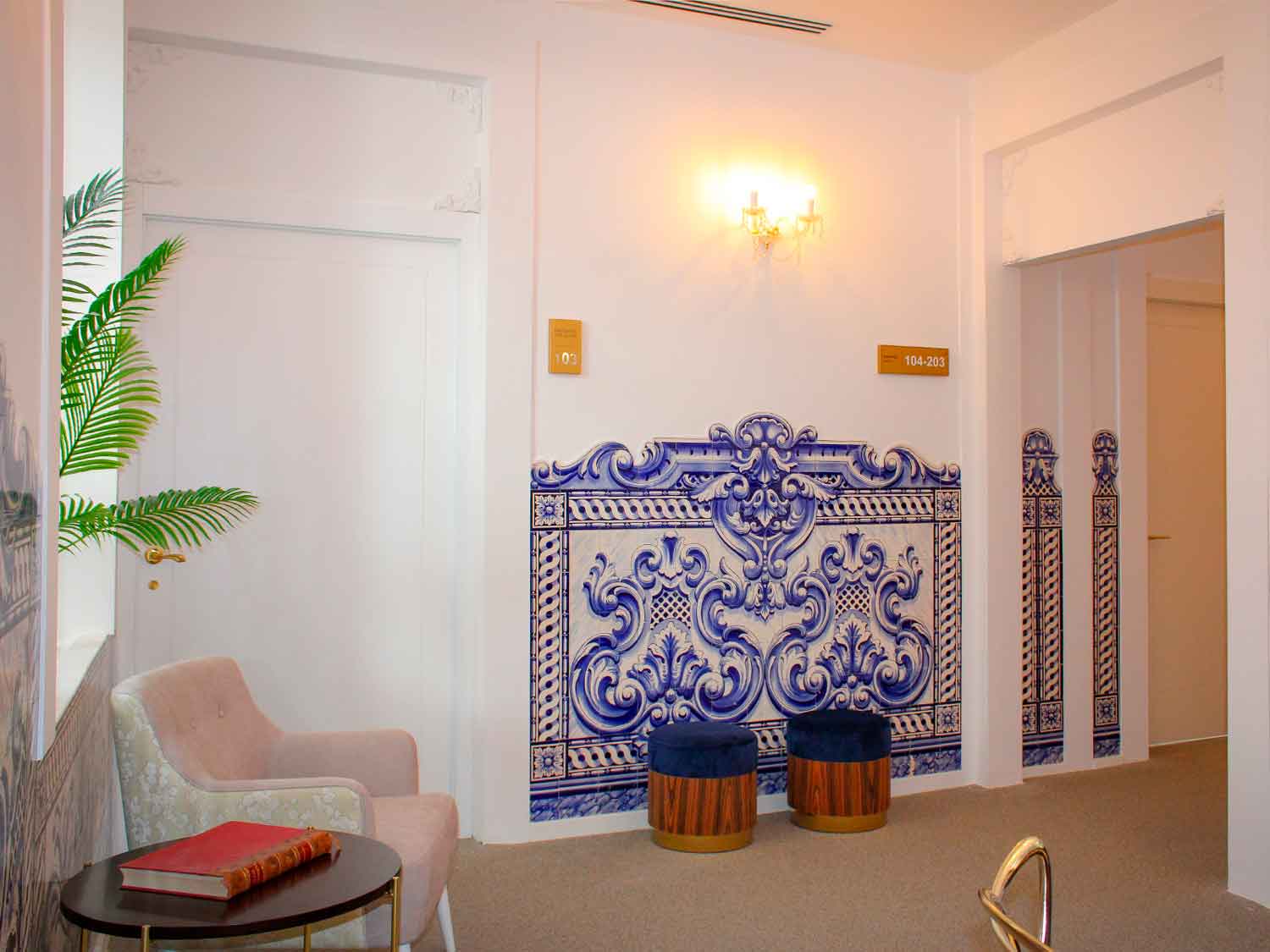 Preserved historical elements within the palace